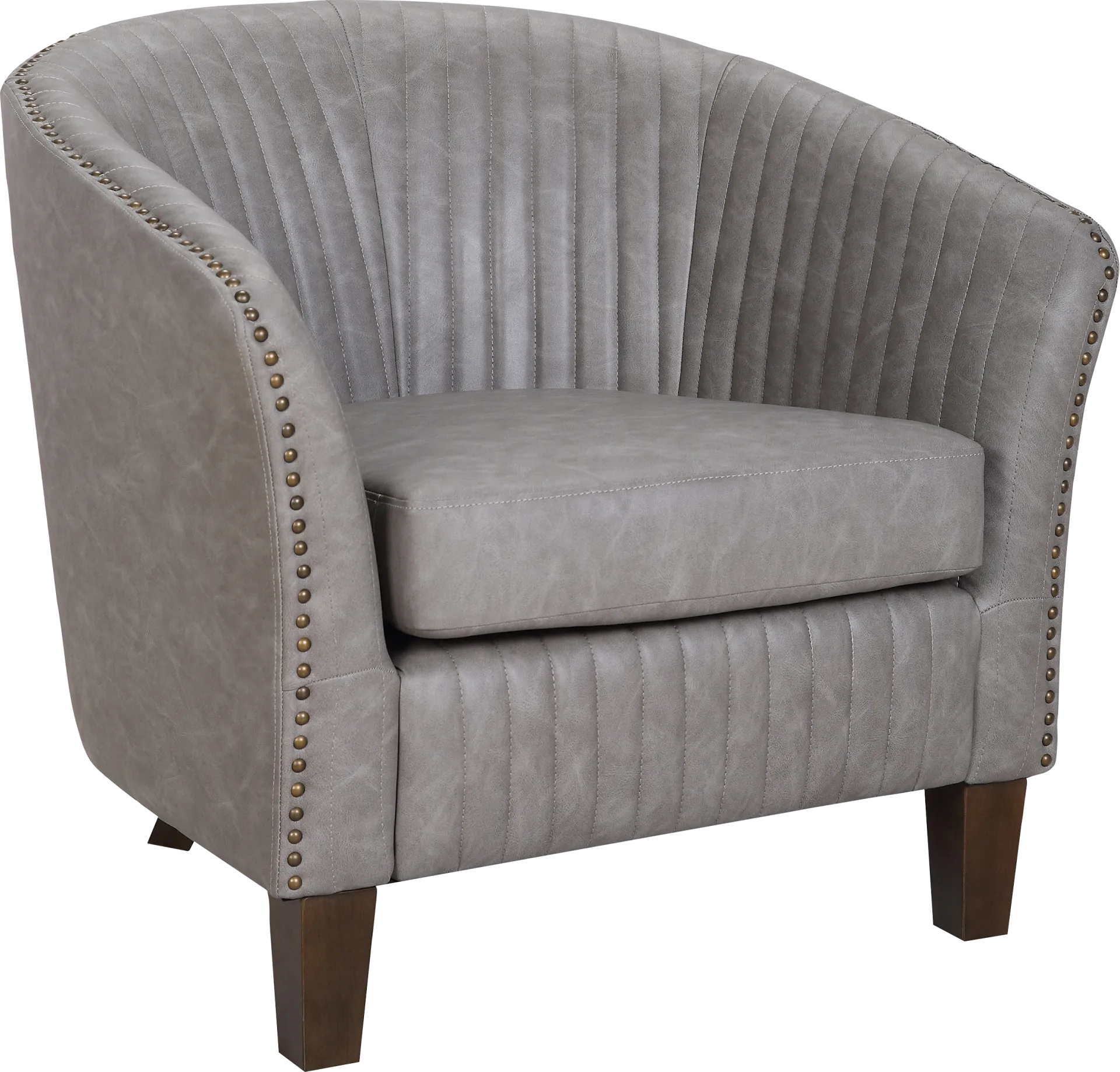 Tarlton Gray Accent Chair - Image 1