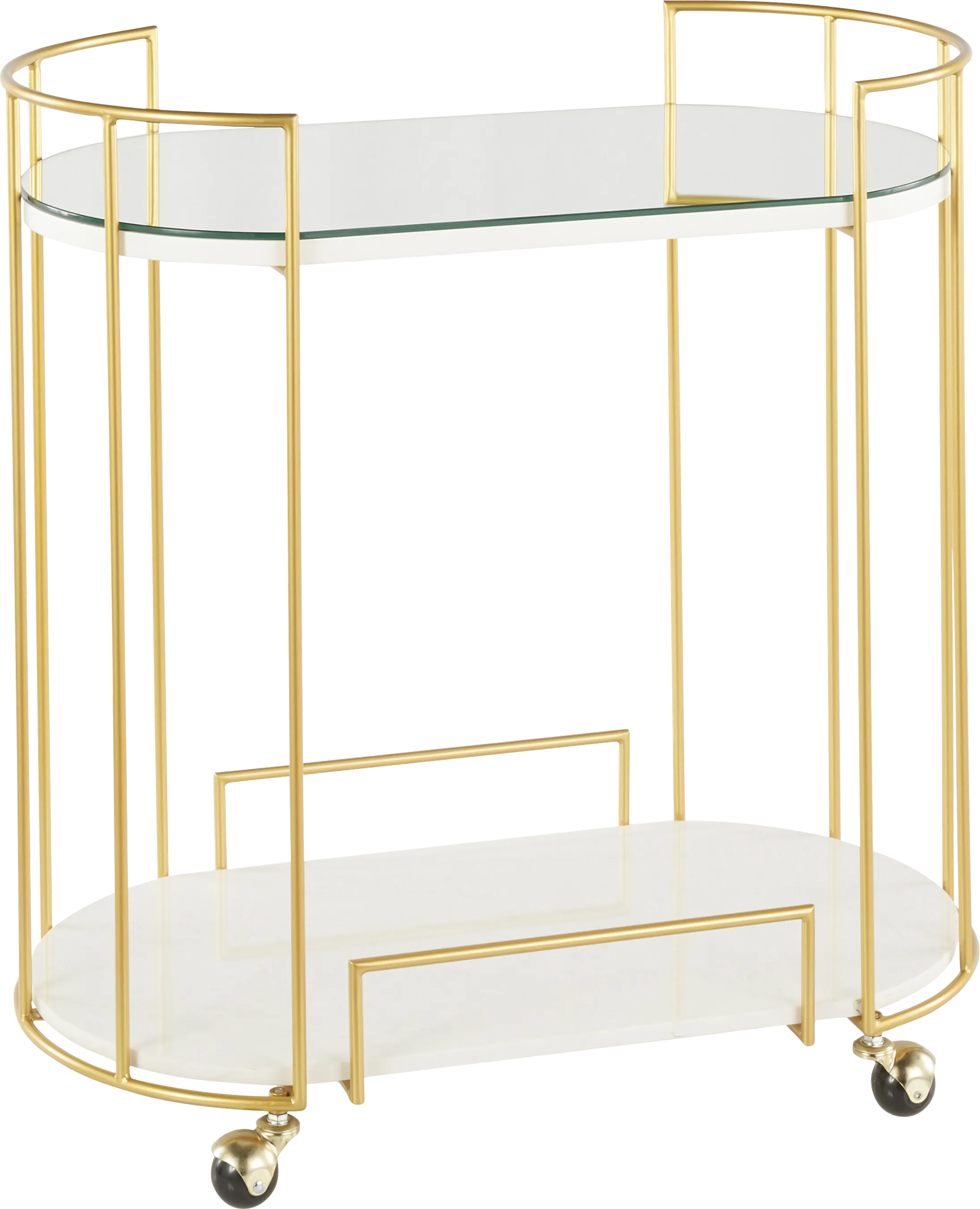 Filia Gold Bar Cart - Image 1