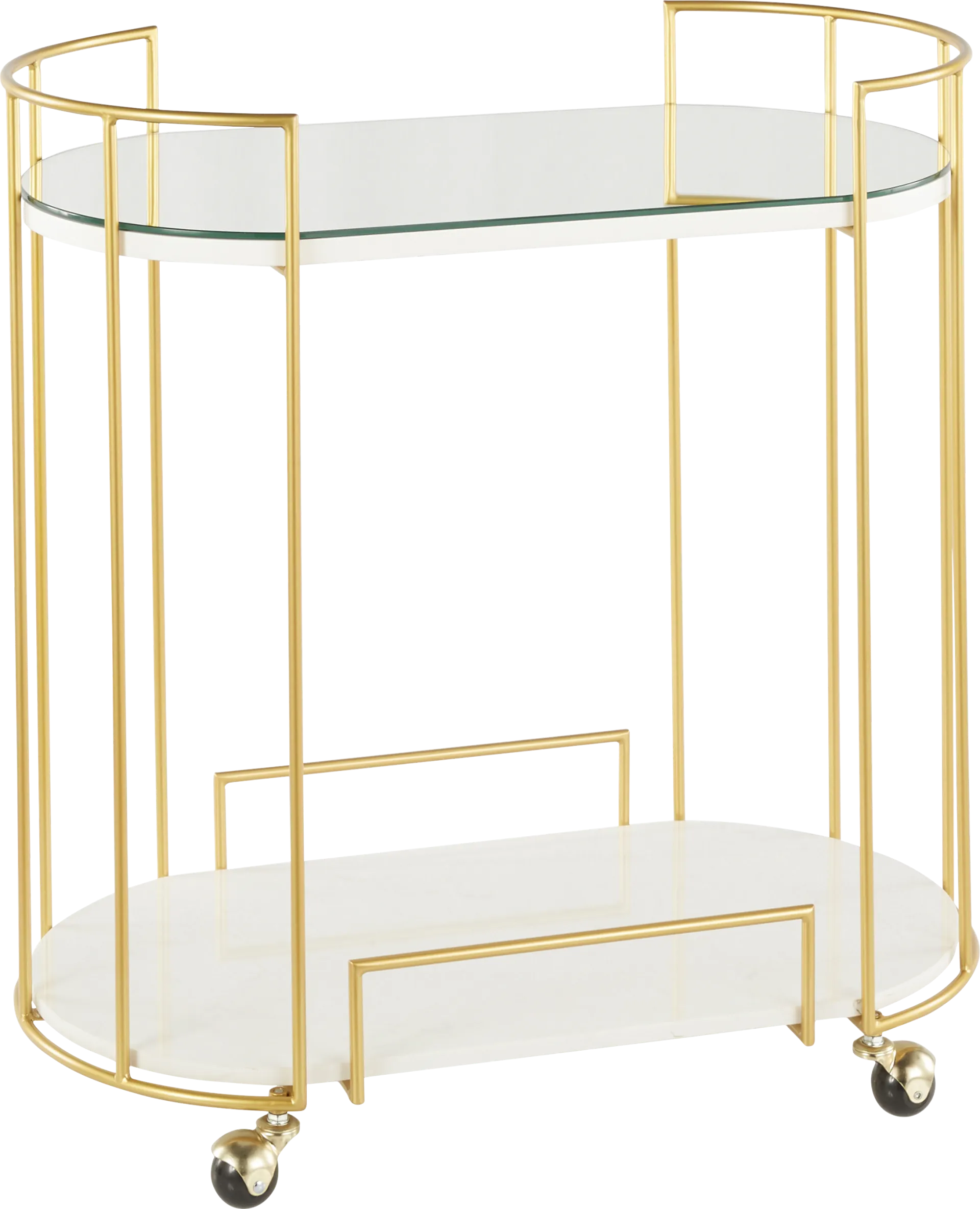 Filia Gold Bar Cart - Image 1