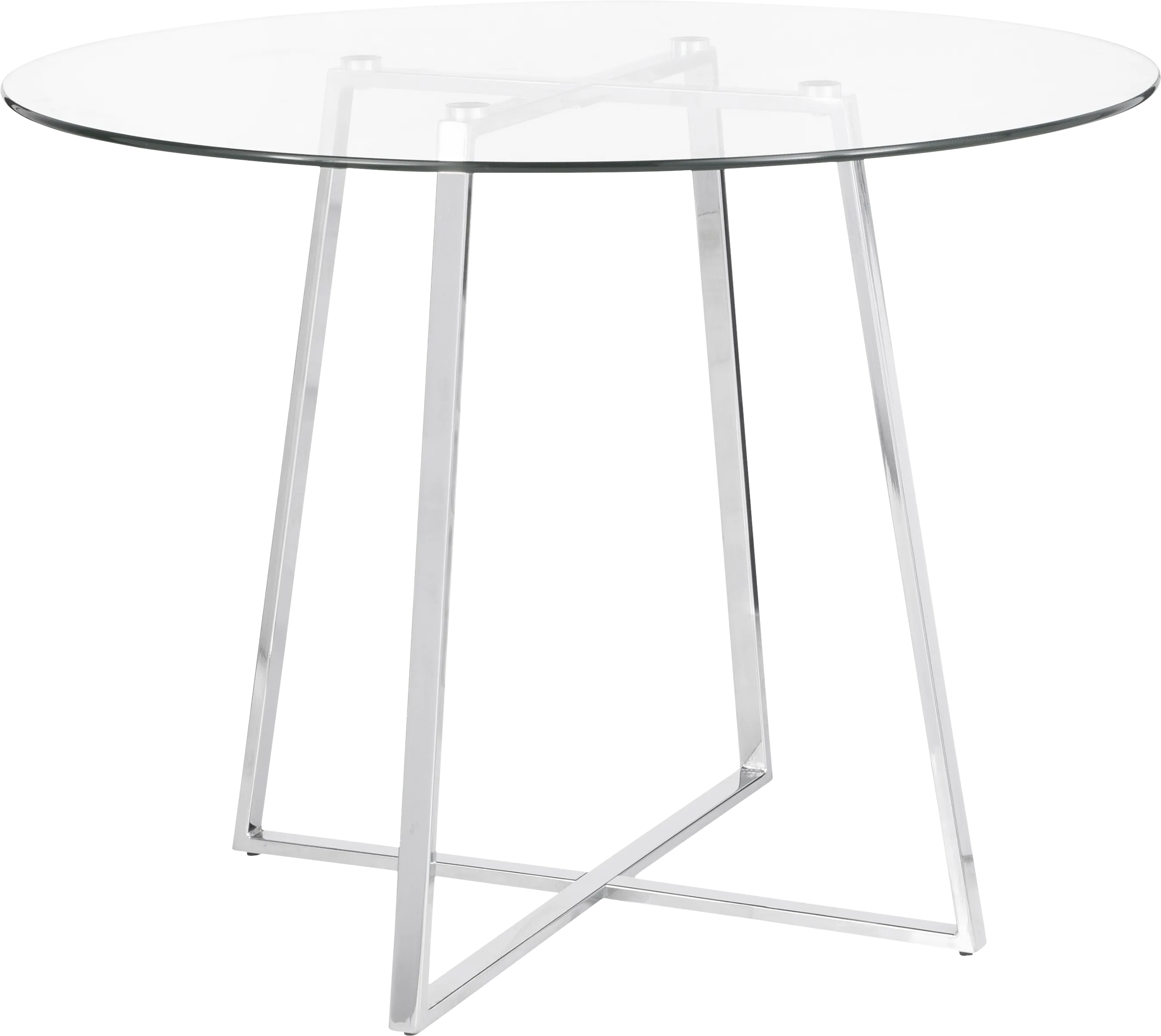 Ovalla Silver Dining Table - Thumbnail - Image 1