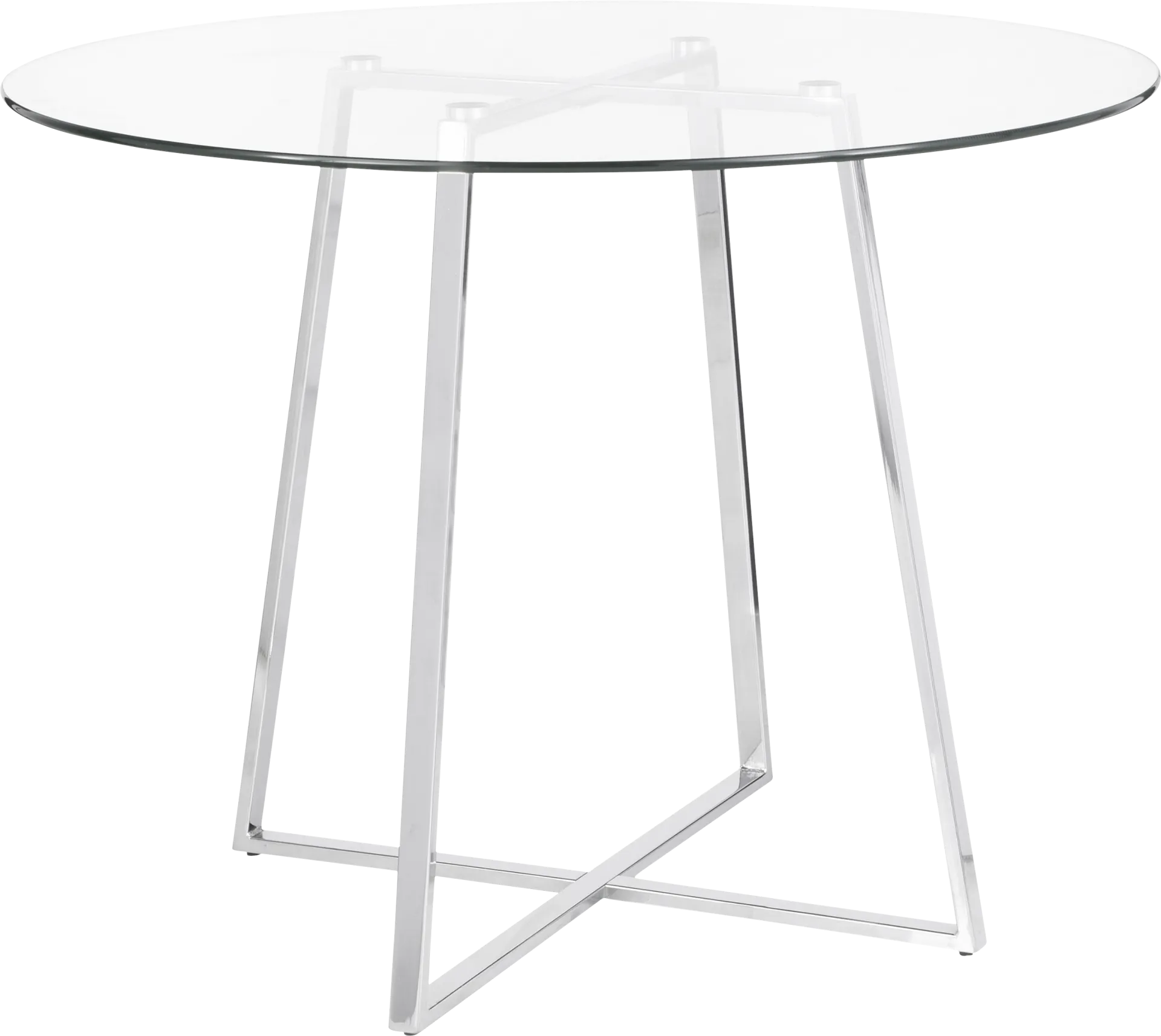 Ovalla Silver Dining Table - Image 1