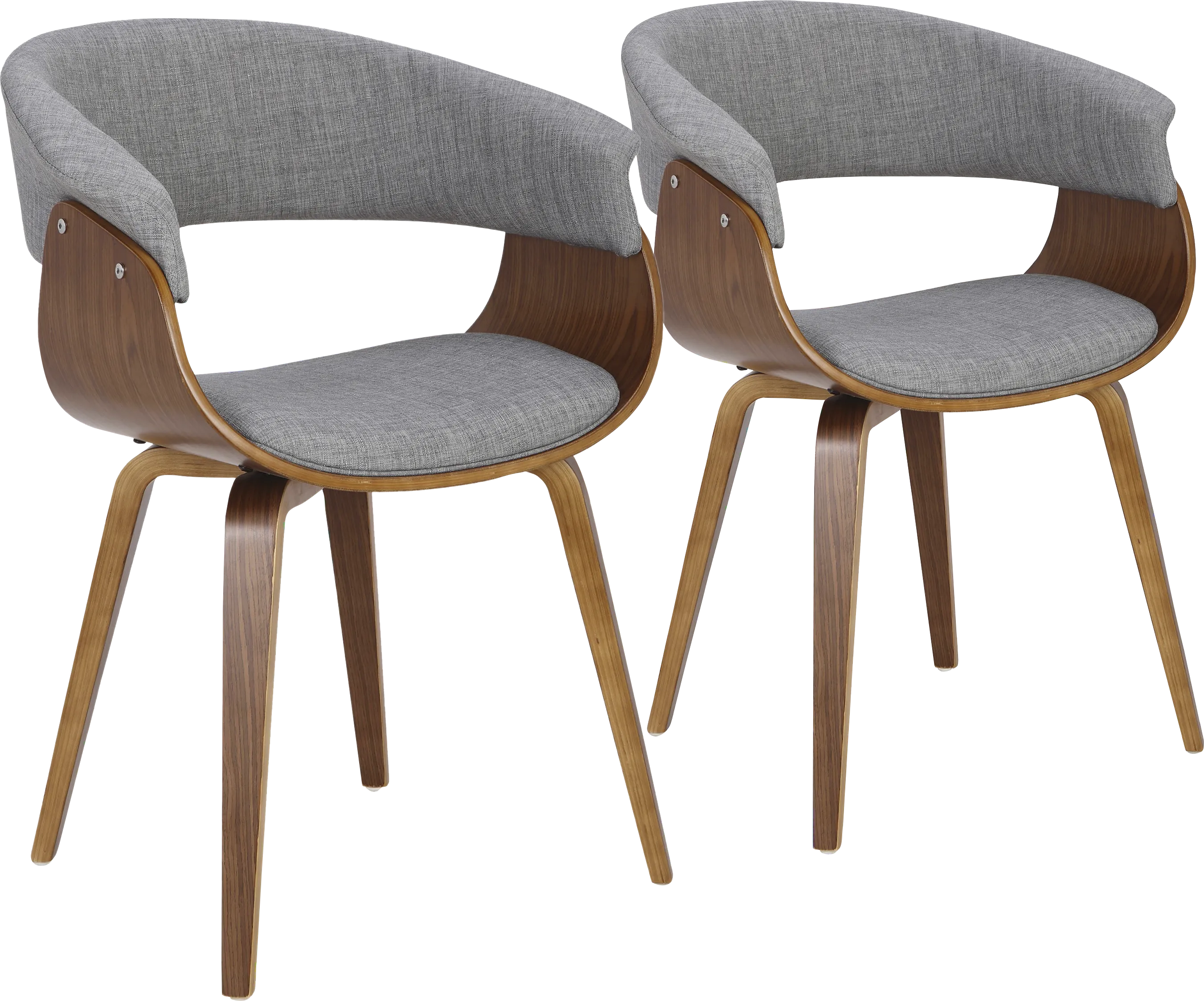 Kahmiel I Gray Arm Chair, Set of 2 - Thumbnail - Image 1