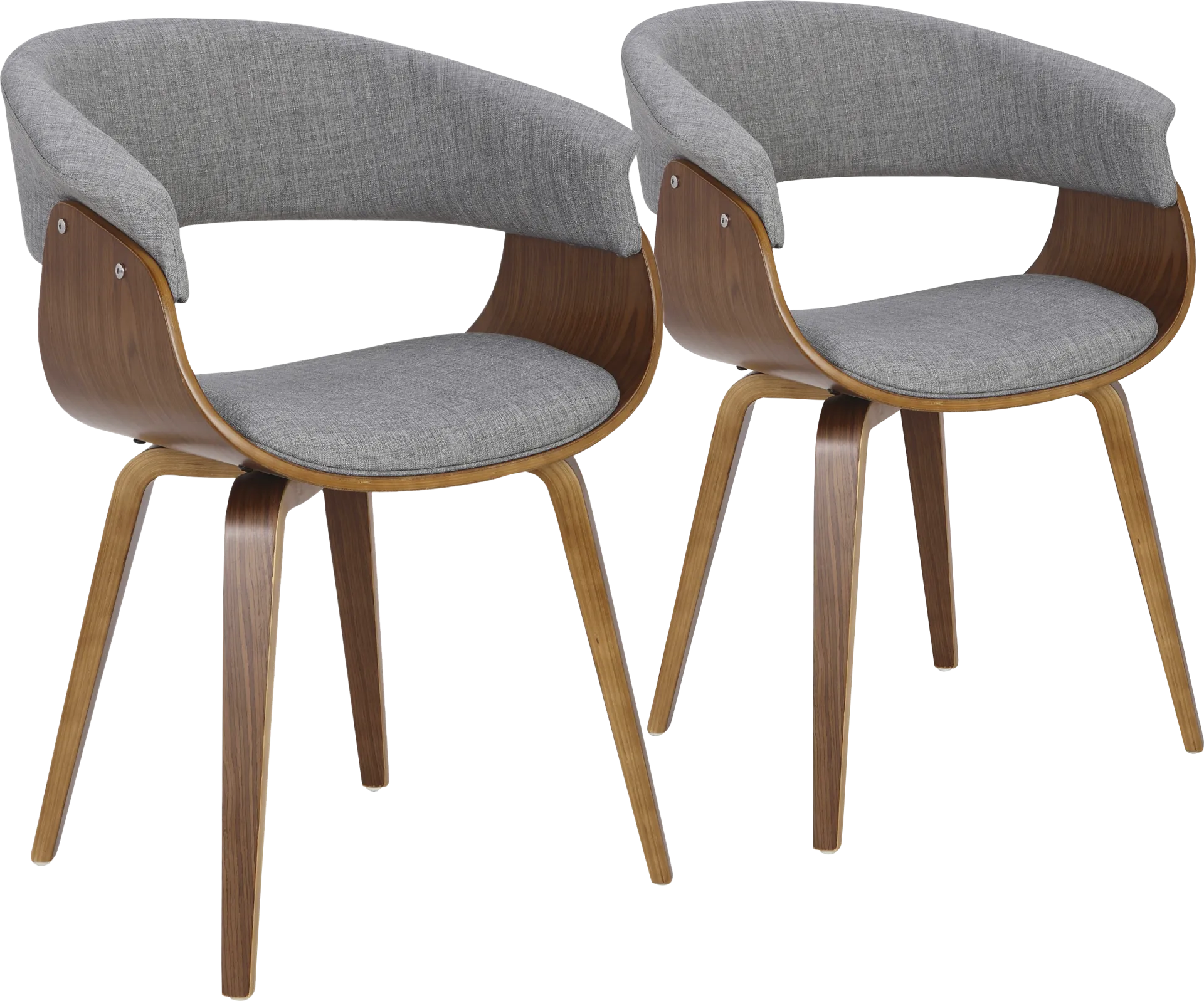 Kahmiel I Gray Arm Chair, Set of 2 - Image 1