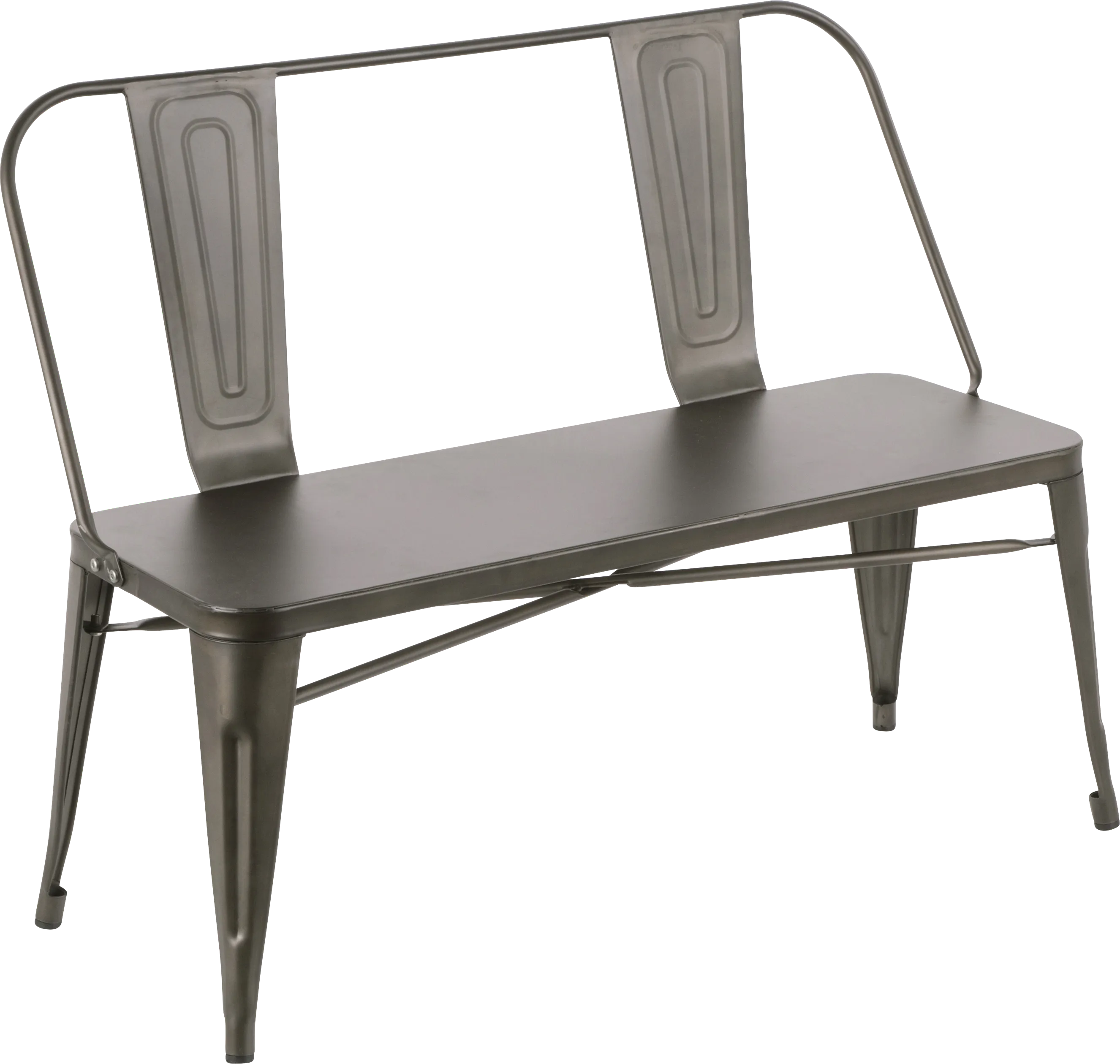 Aldersyde Gray Accent Bench - Image 1