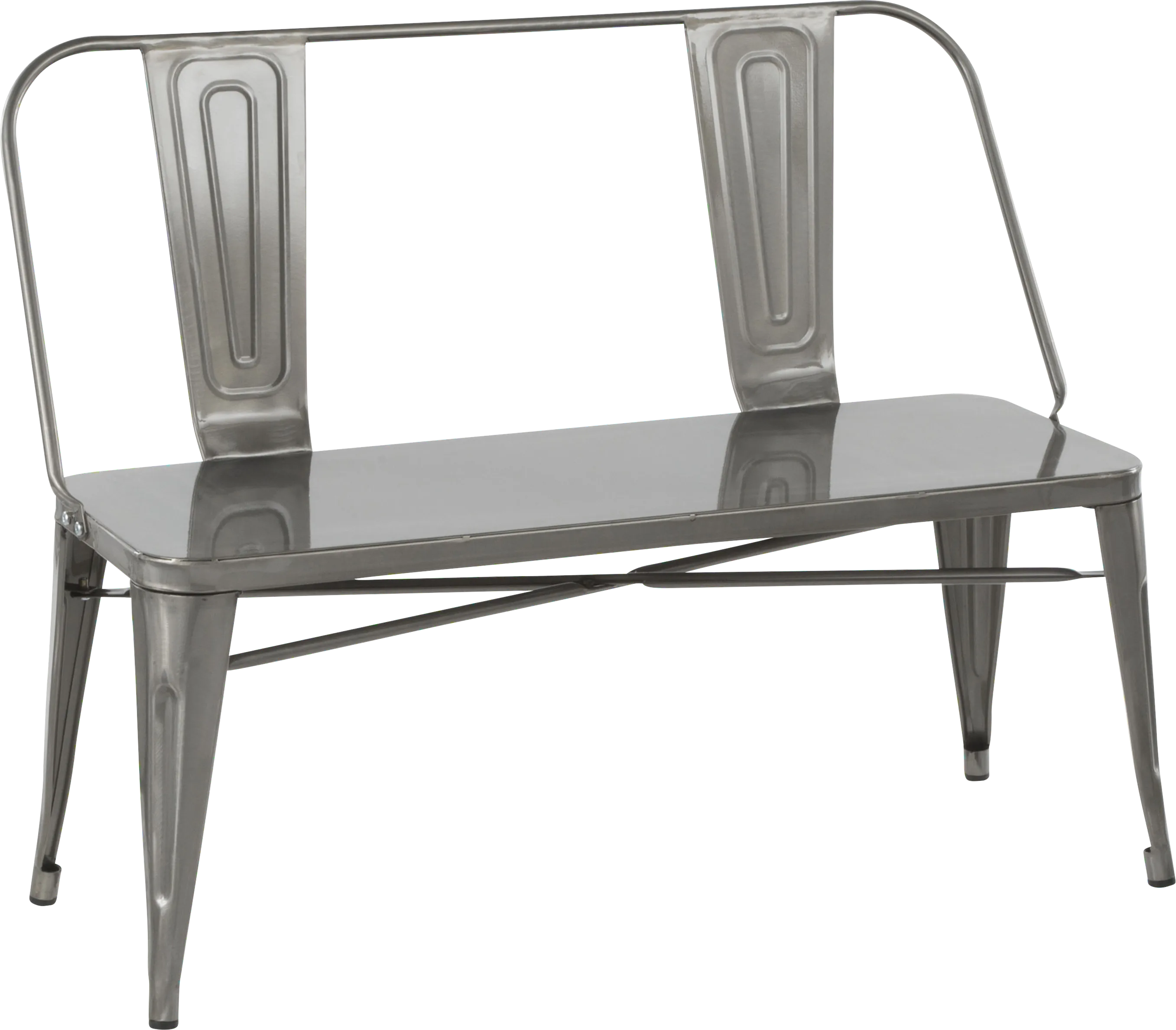 Aldersyde Silver Accent Bench - Thumbnail - Image 1