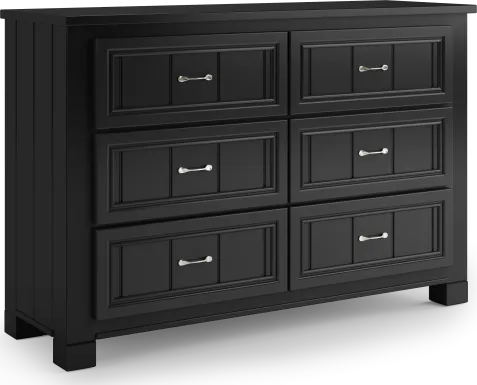 Kids Cottage Colors Black Dresser