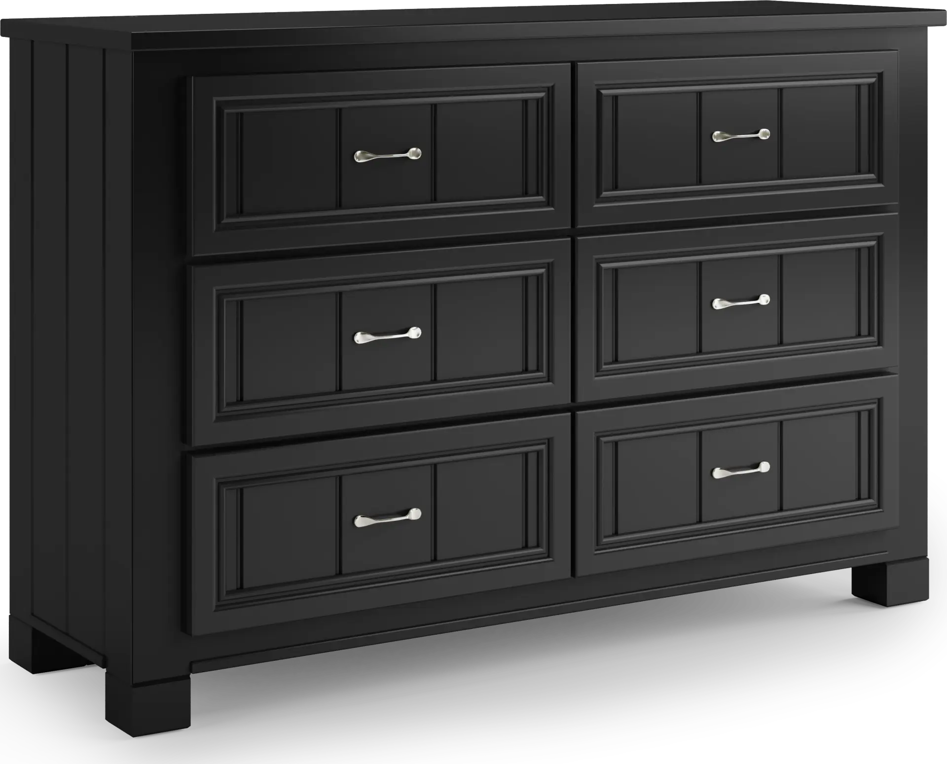 Kids Cottage Colors Black Dresser