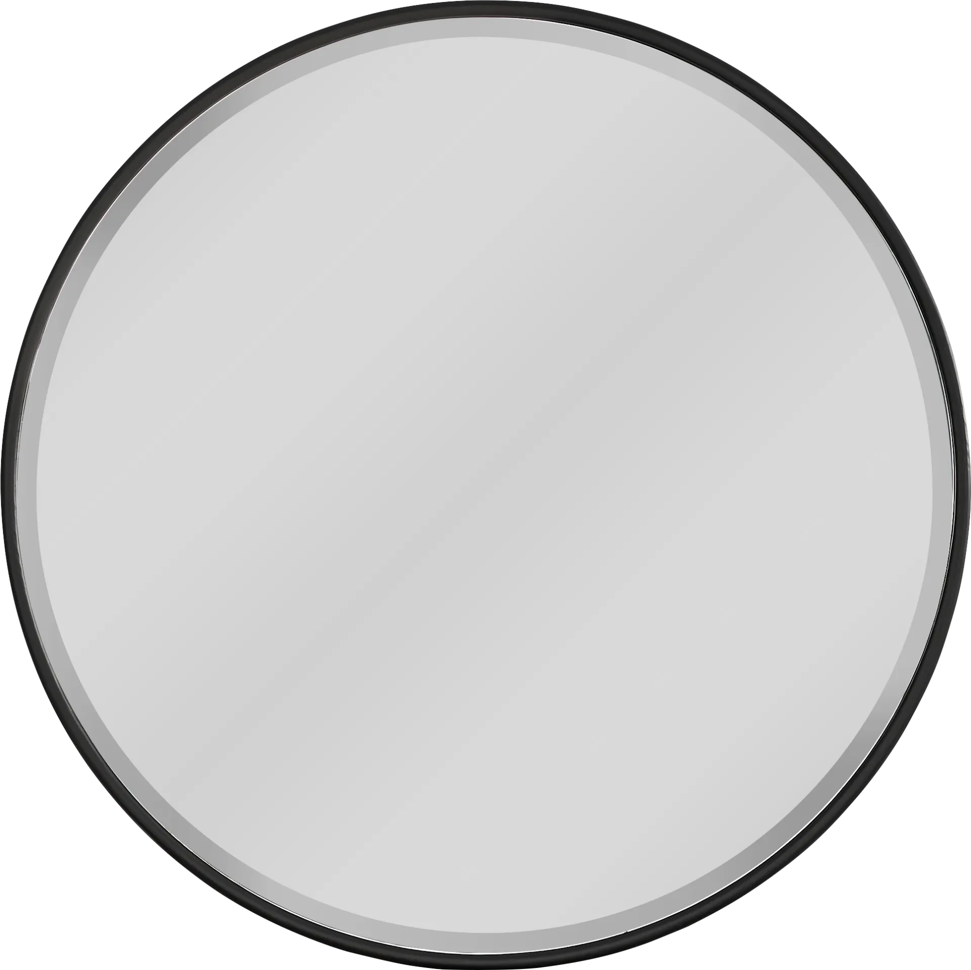Addison Street Black Round Mirror - Image 2