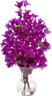 Durlston Purple Floral Arrangement with Vase