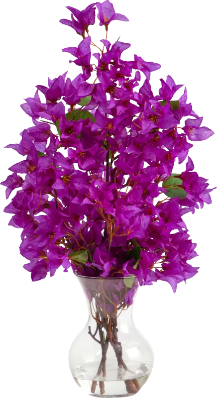 Durlston Purple Floral Arrangement with Vase