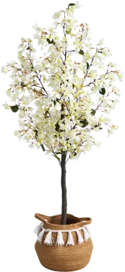 Corintia II White Tree with Basket