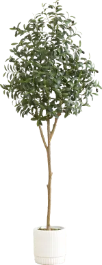 Corvidae Green Tree with Planter