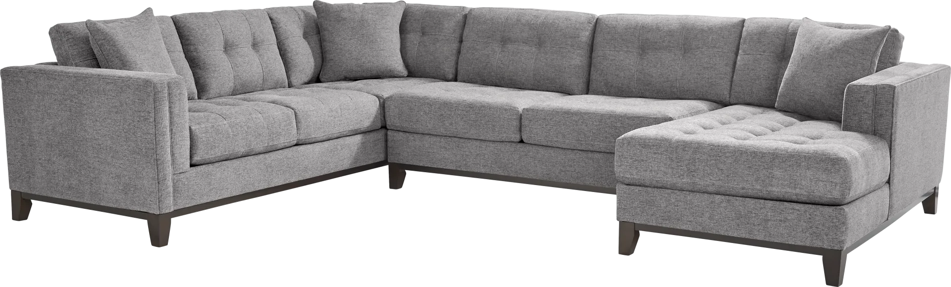 Chatham Gray 6 Pc Sectional Living Room - Image 2