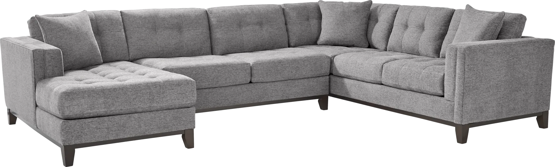 Chatham Gray 3 Pc Sectional - Image 2