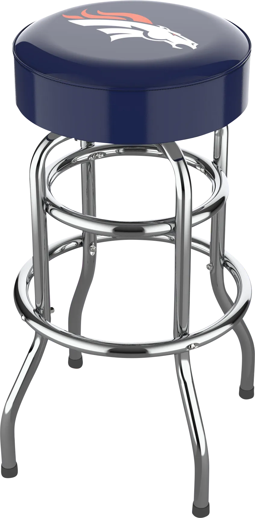 Big Team Denver Broncos Blue Barstool - Image 1