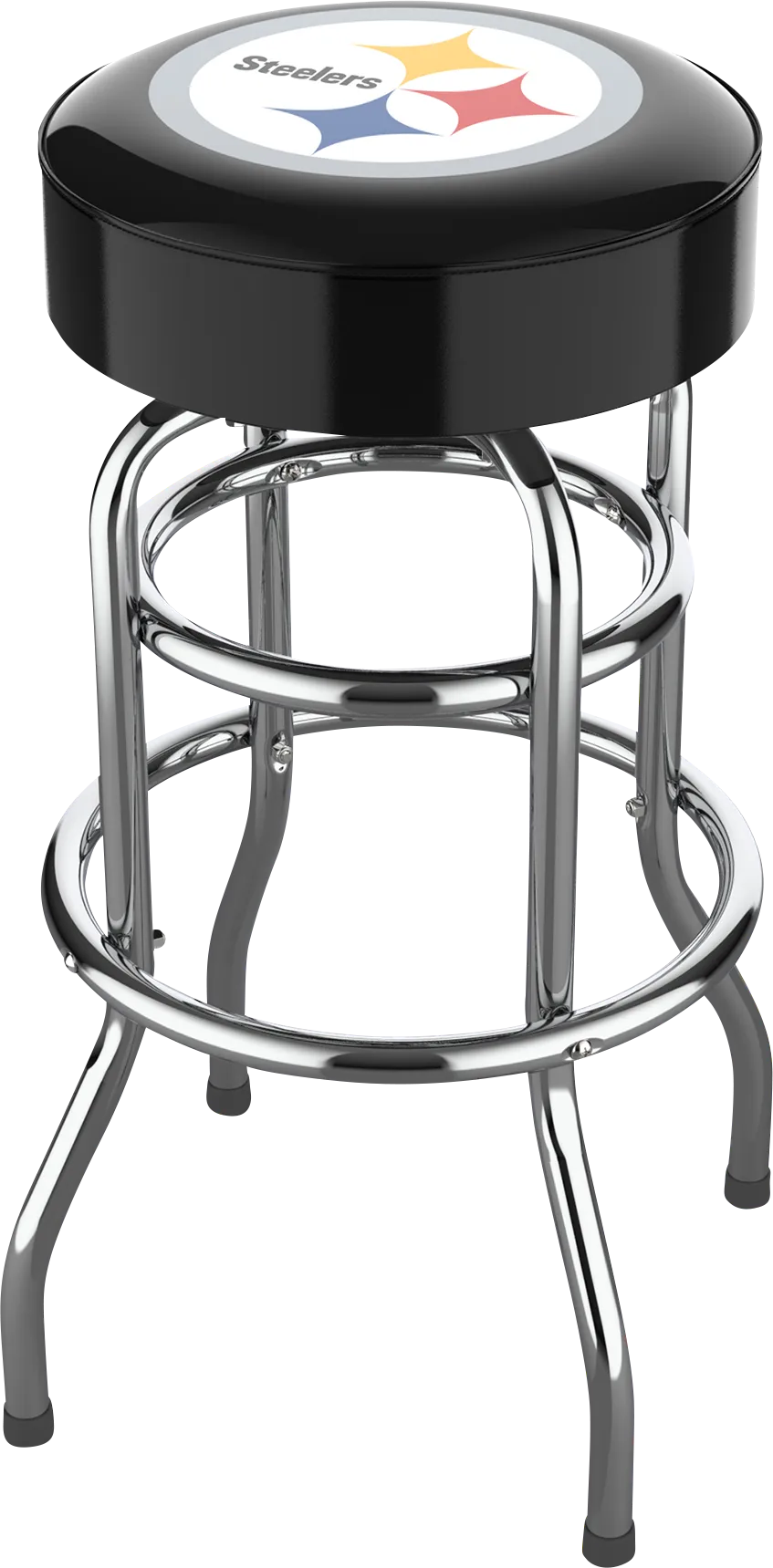Big Team Pittsburgh Steelers Black Barstool - Image 1