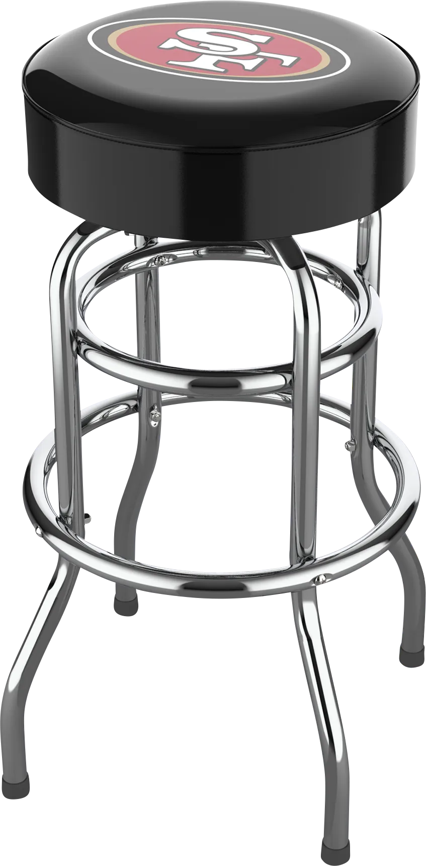 Big Team San Francisco 49ers Black Barstool - Image 1