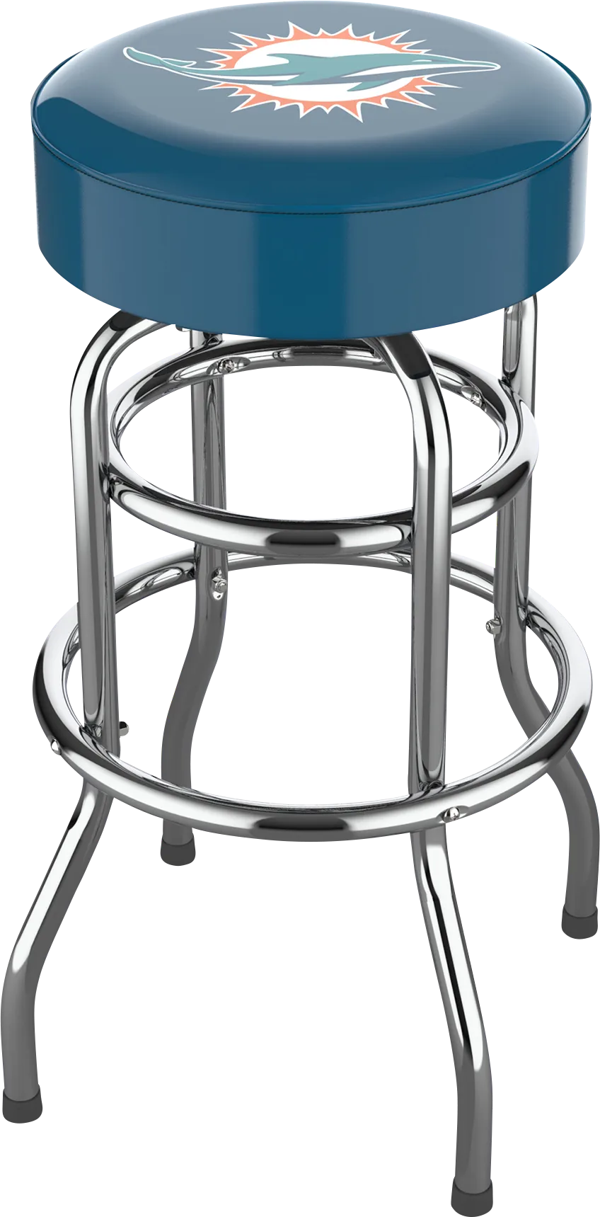 Big Team Miami Dolphins Marine Blue Barstool - Image 1