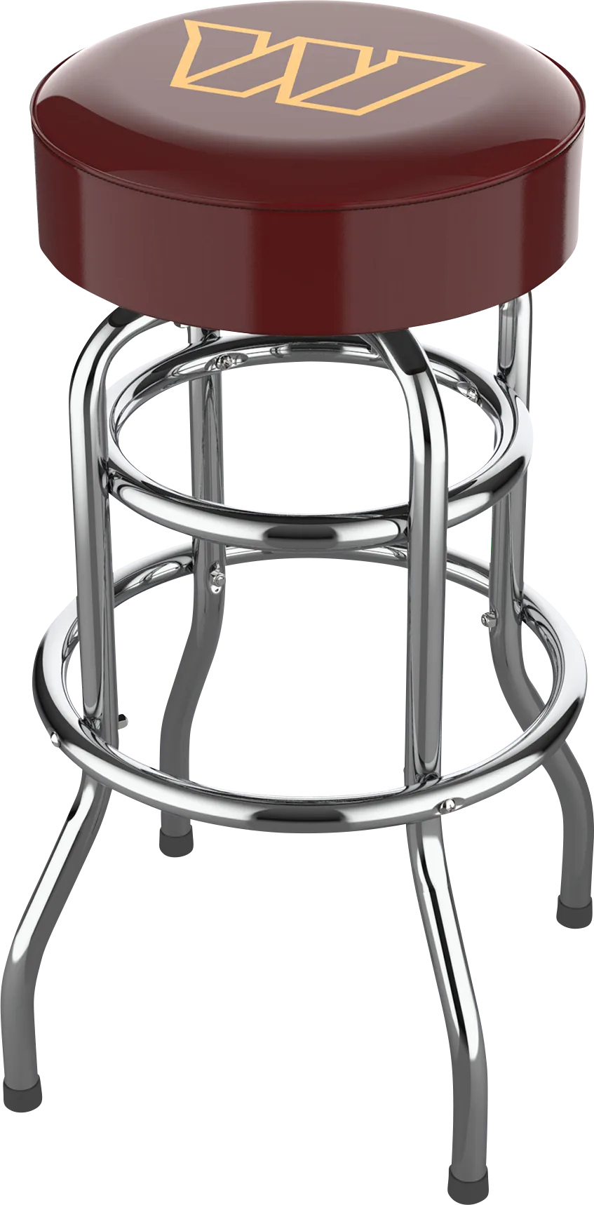 Big Team Washington Commanders Burgundy Barstool - Image 1