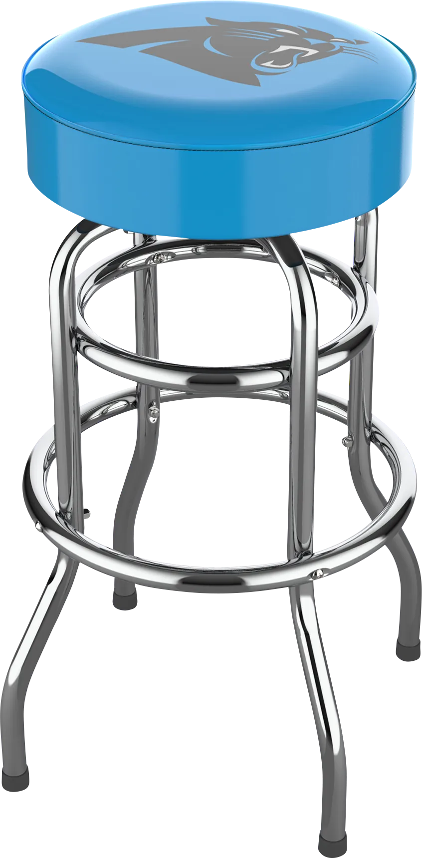 Big Team Carolina Panthers Light Blue Barstool - Image 1