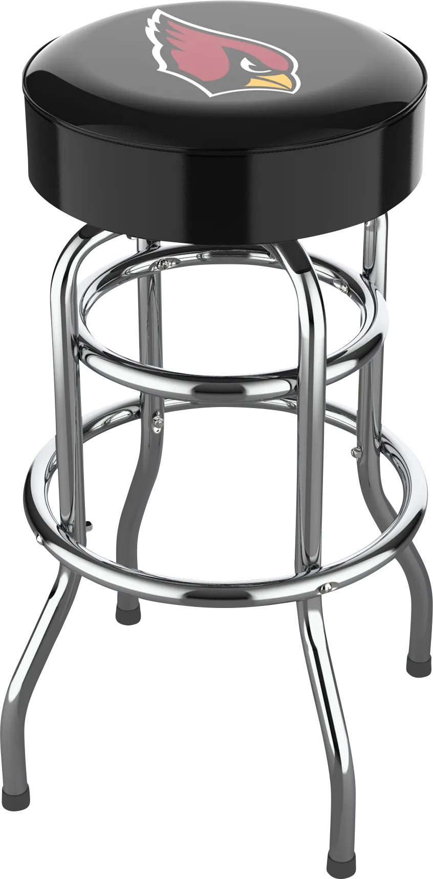 Big Team Arizona Cardinals Black Barstool - Image 1