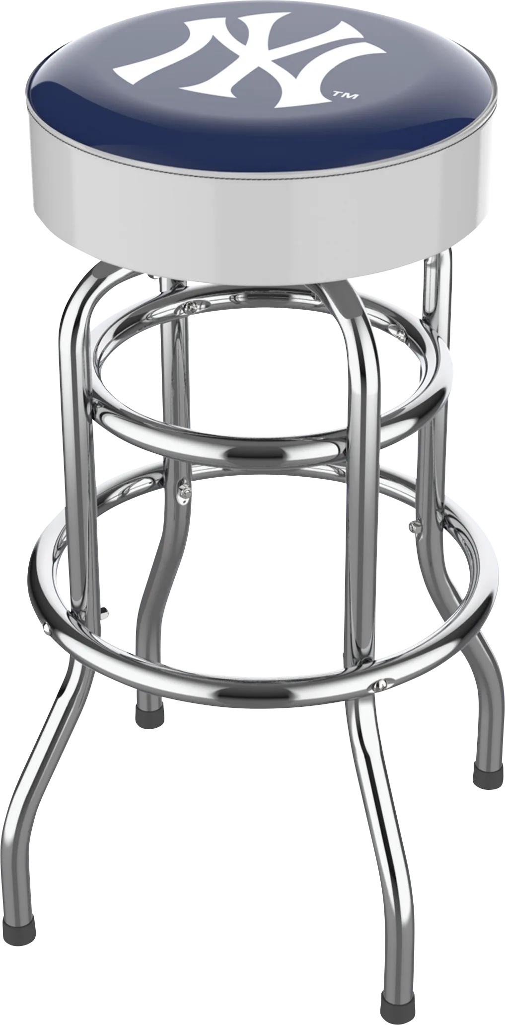 New York Yankees White Barstool - Image 1