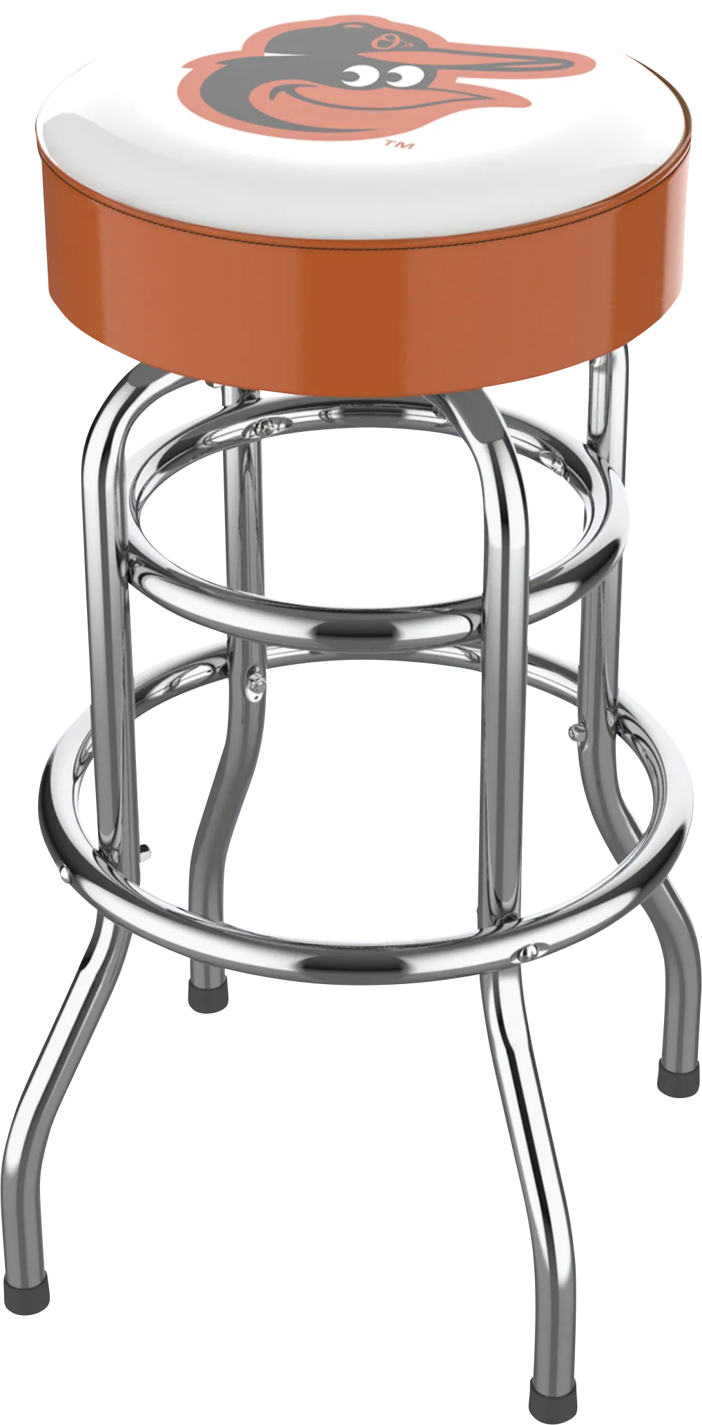 Baltimore Orioles Orange Barstool - Image 1