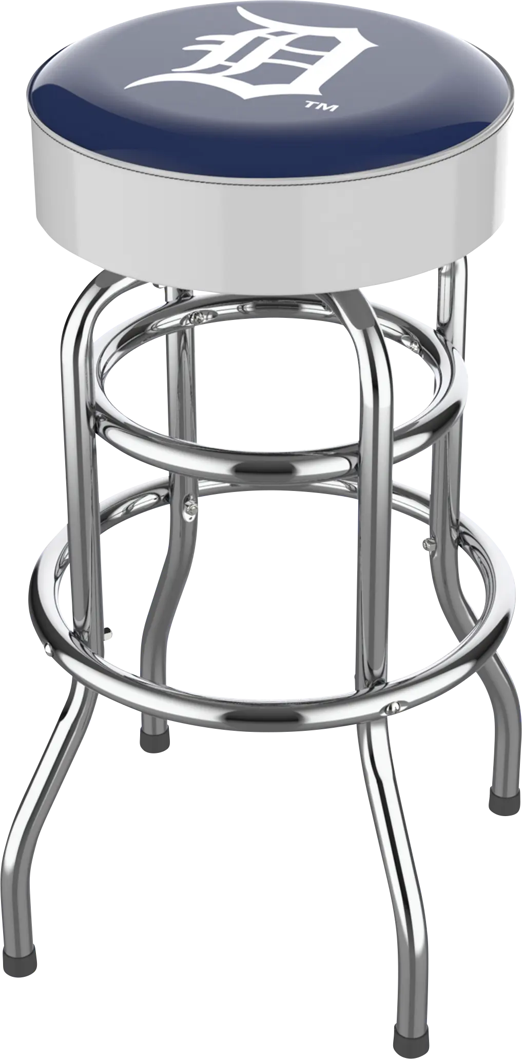 Detroit Tigers White Barstool