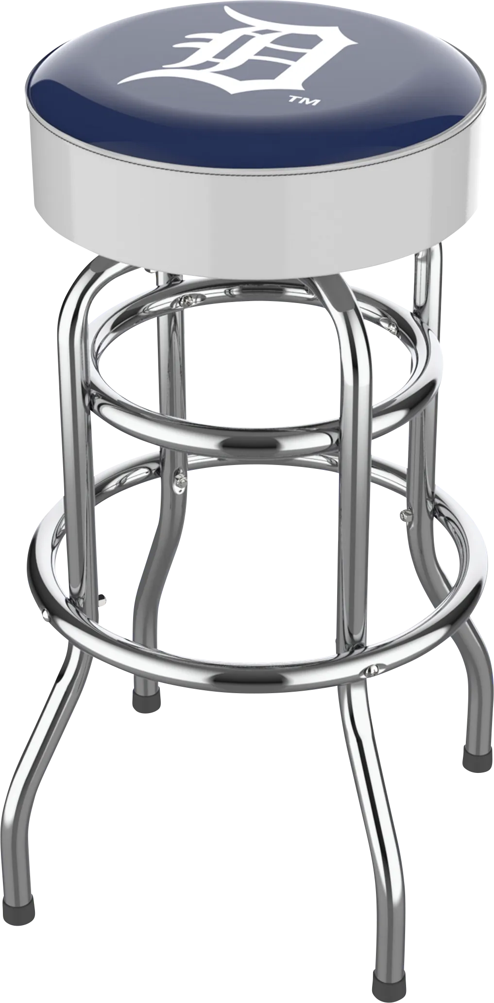 Detroit Tigers White Barstool - Image 1