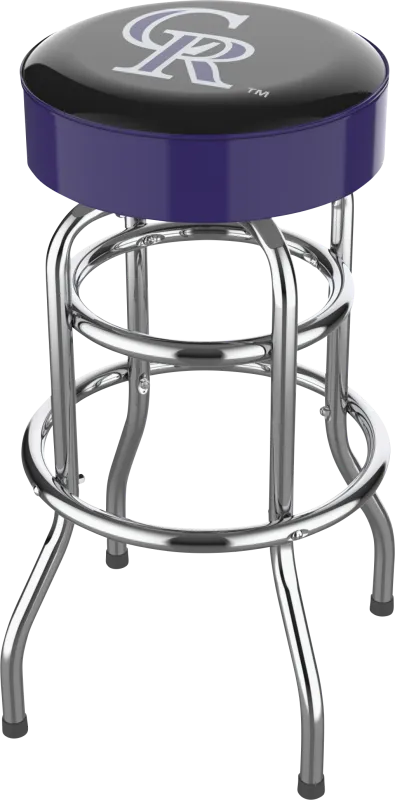 Colorado Rockies Purple Barstool
