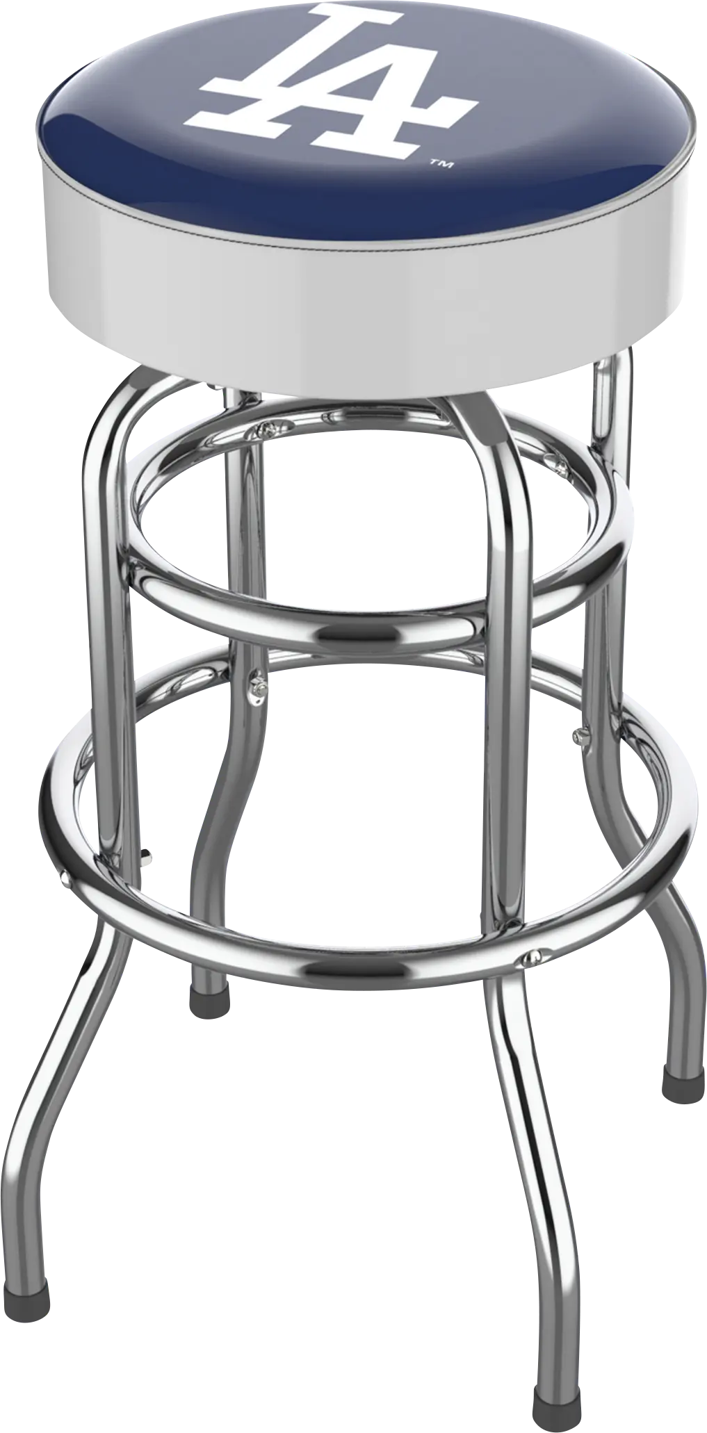 Los Angeles Dodgers White Barstool