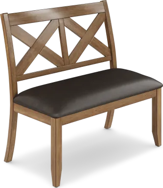 Acorn Cottage Brown Bench