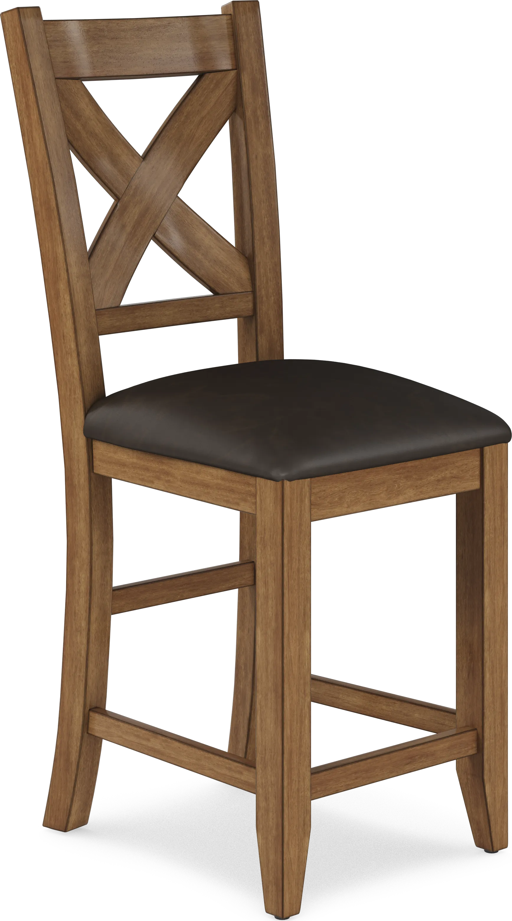 Acorn Cottage Brown Stool - Thumbnail - Image 1