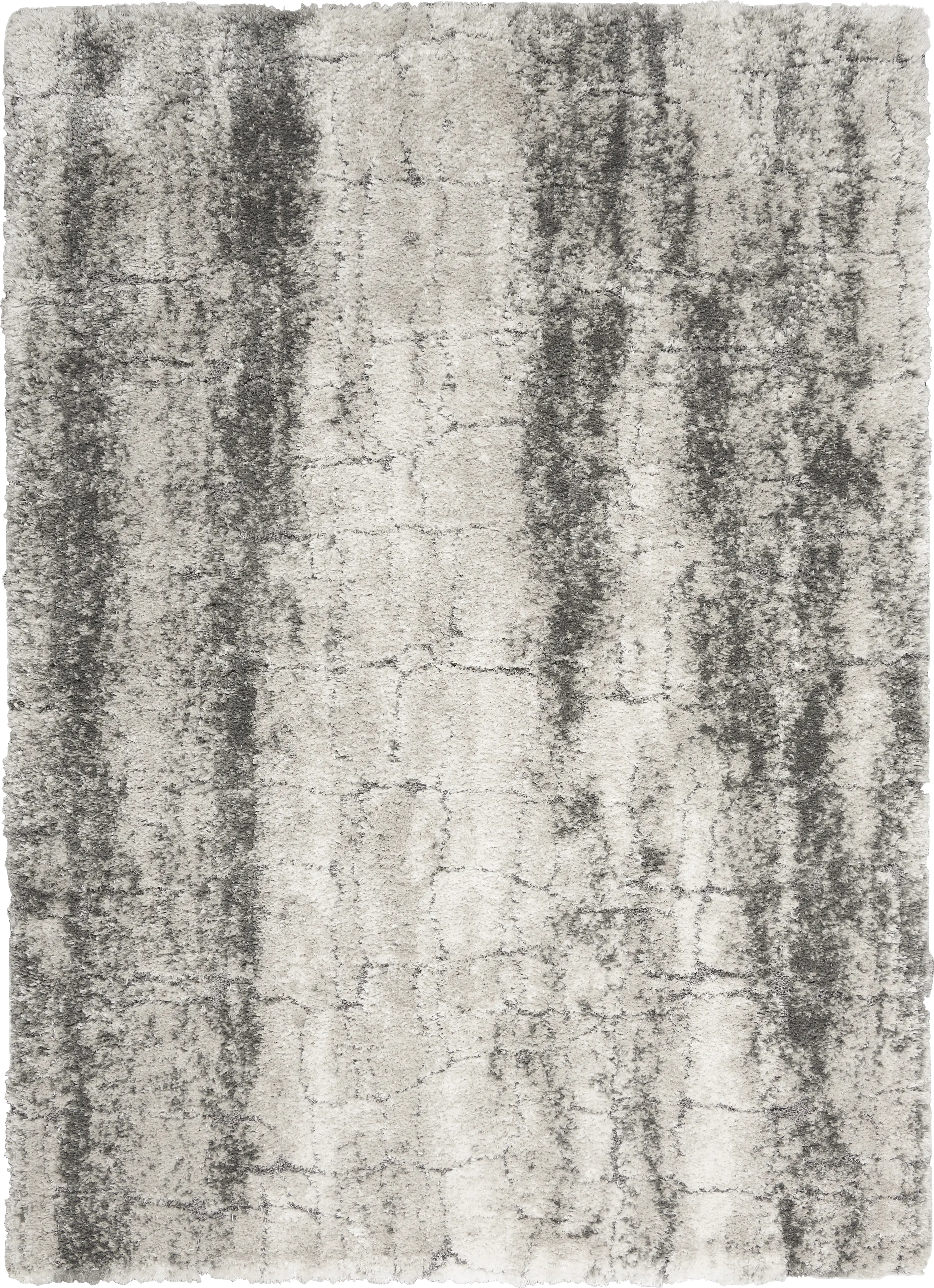 Shogzi Ivory/Charcoal 5'3 x 7'3 Rug - Thumbnail - Image 1