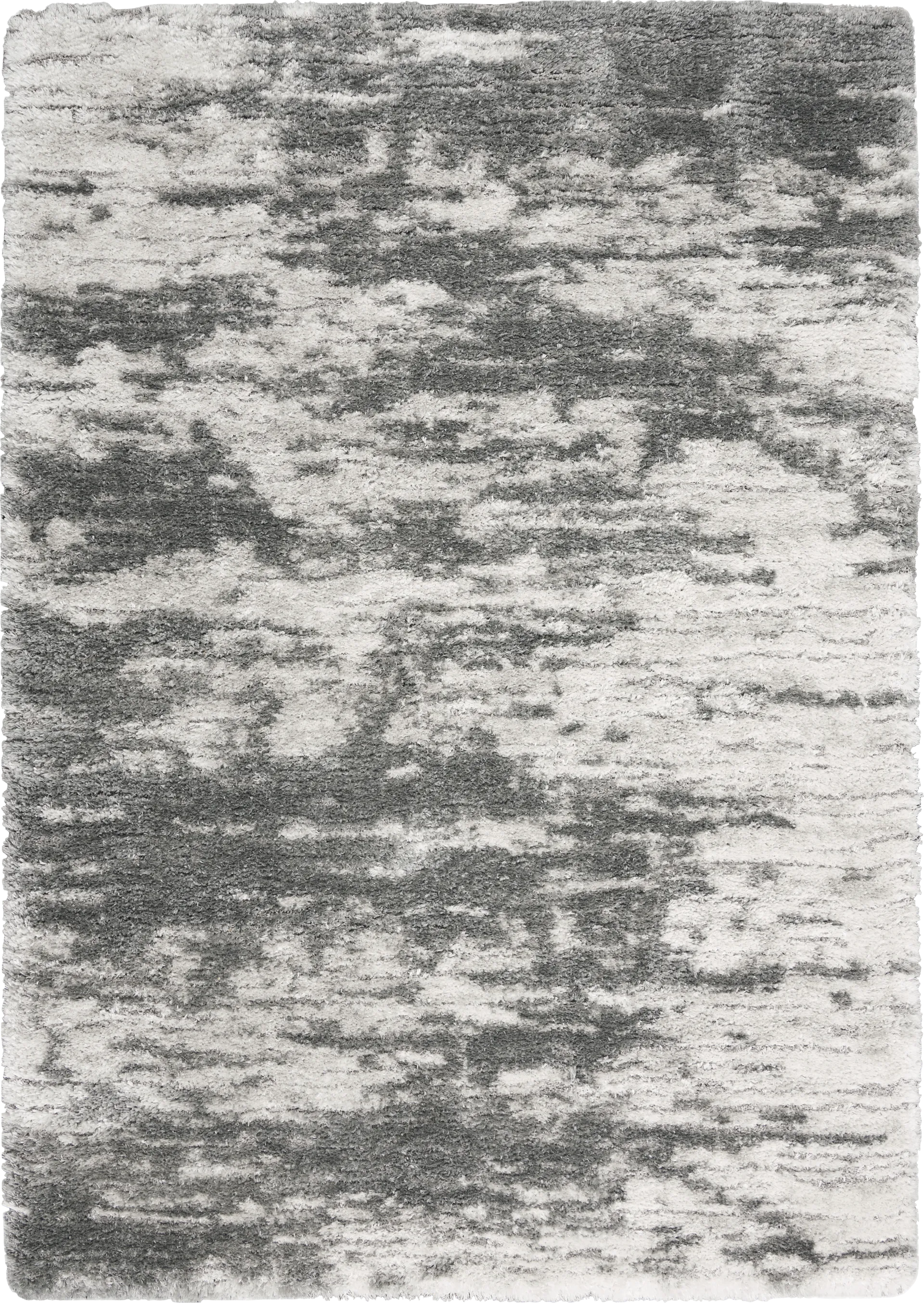 Aracelle Ivory/Charcoal 5'3 x 7'3 Rug - Image 1