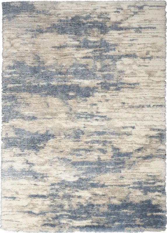 Yanzo Blue/Gray 7'10 x 9'10 Rug