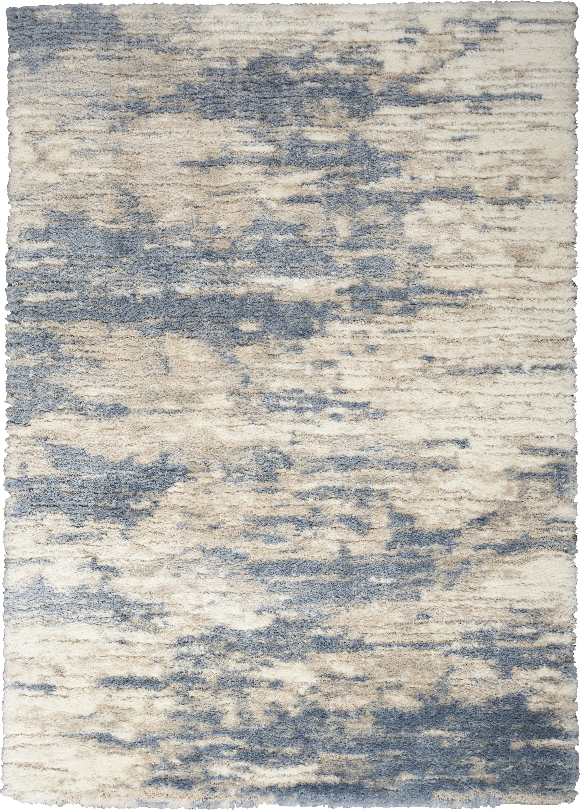Yanzo Blue/Gray 7'10 x 9'10 Rug - Image 1