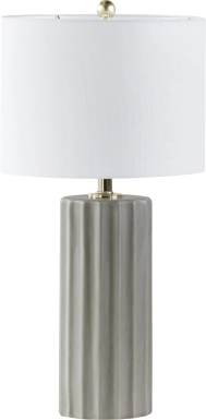 Jeen Circle Gray Lamp