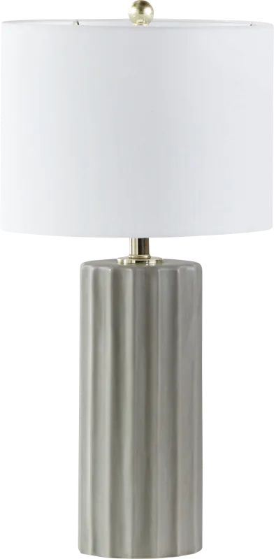 Jeen Circle Gray Lamp
