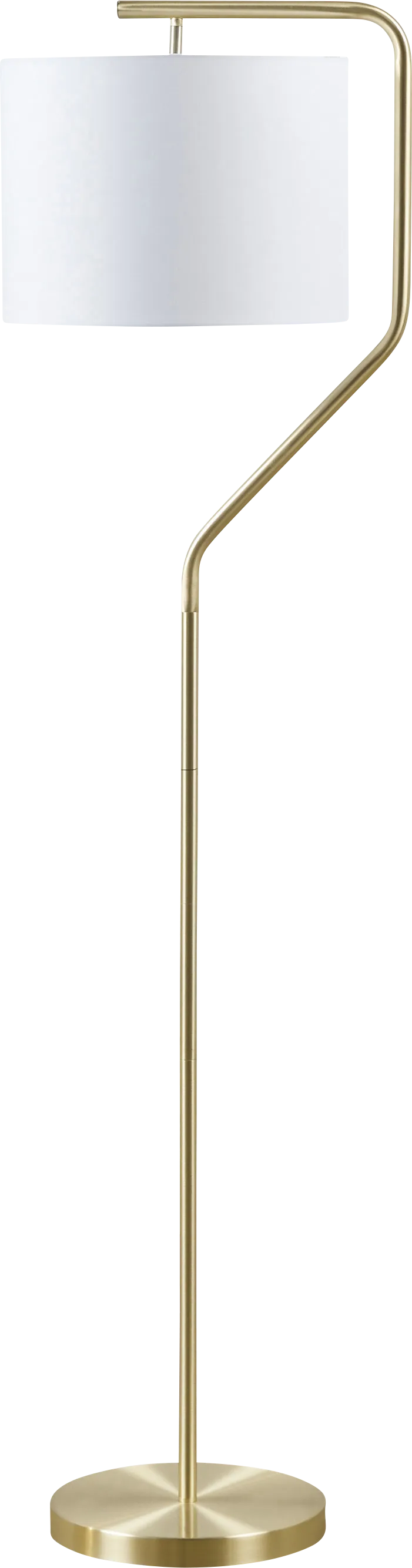 Groze Alley Gold Floor Lamp - Thumbnail - Image 1