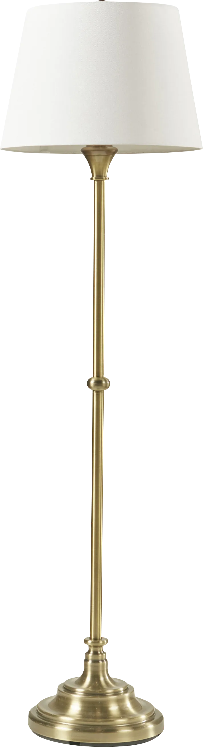 Kirkhill Court Brass Floor Lamp - Image 1