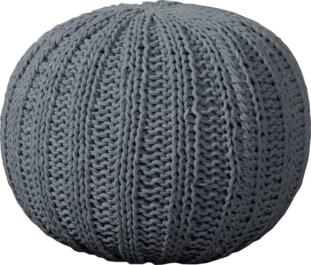 Ayidu Gray Pouf