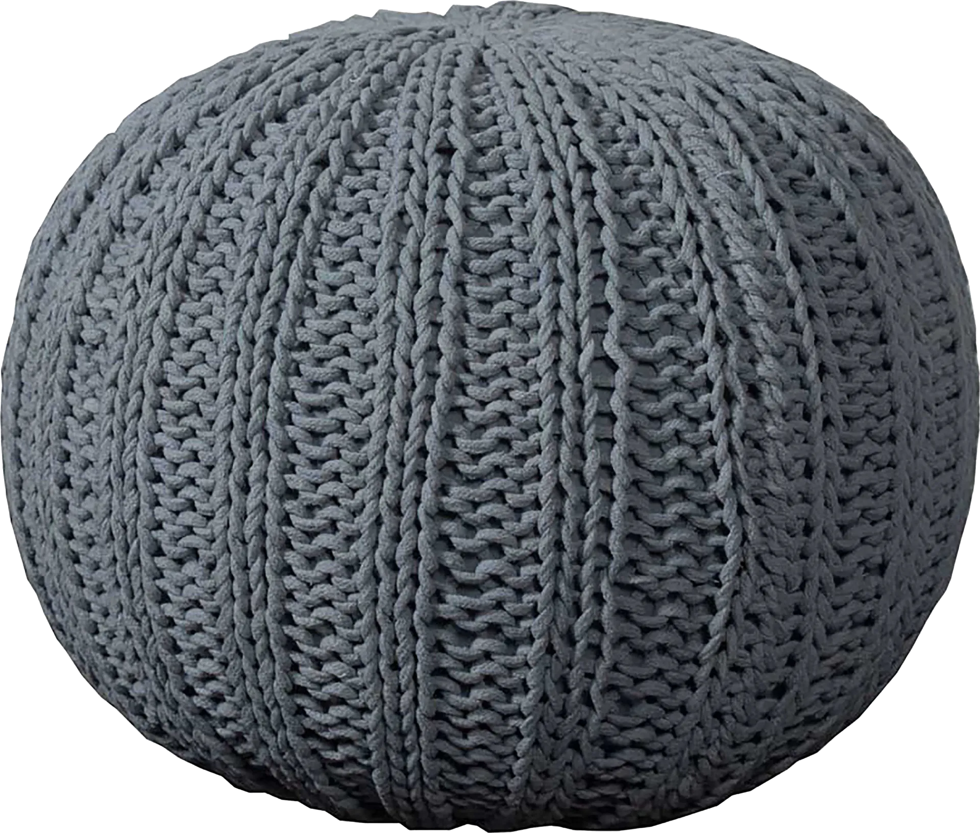 Ayidu Gray Pouf - Image 1