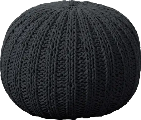 Ayidu Black Pouf