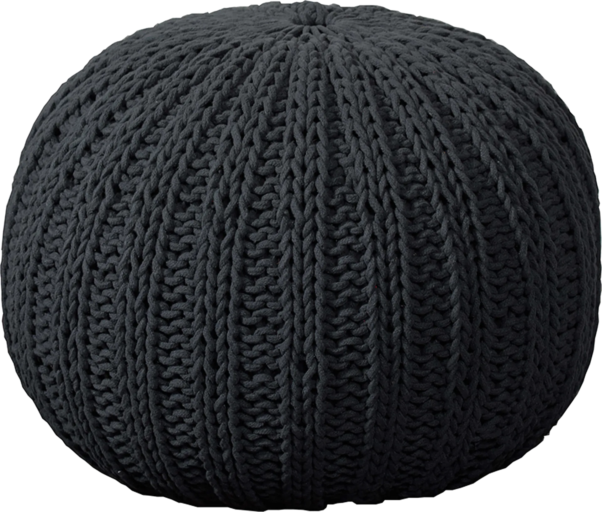 Ayidu Black Pouf - Image 1