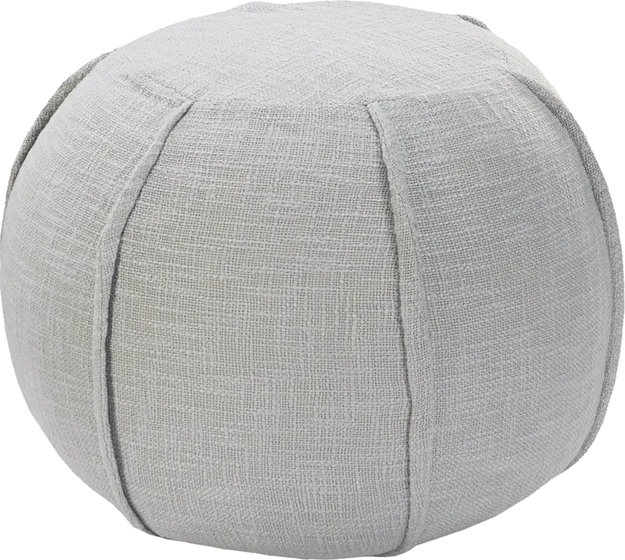 Kamusi Gray Pouf