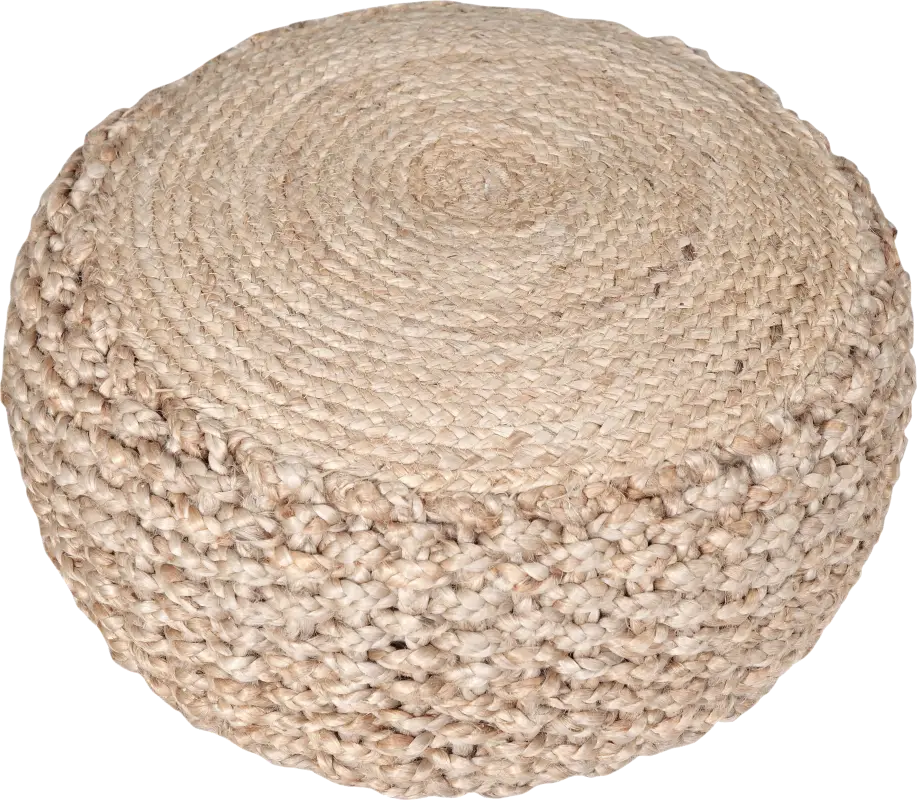Mekyla Natural Pouf