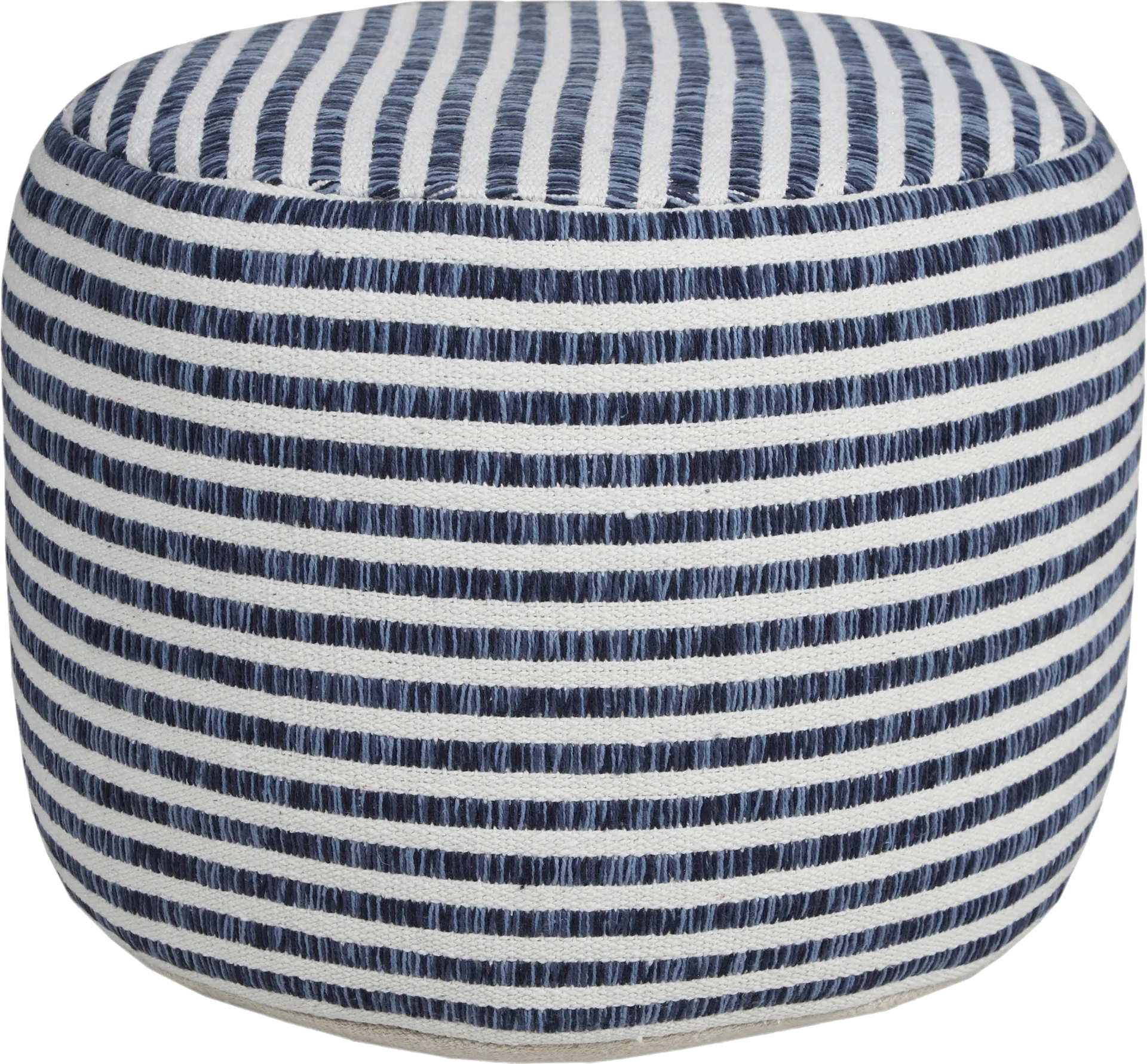 Prinloo Black/White Pouf - Image 1
