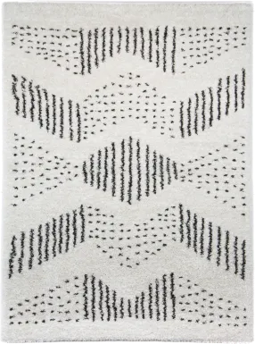 Kids Janoal White/Gray 5'3 x 7' Rug