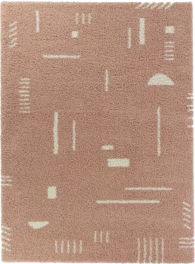 Kids Pailoap Pink/White 5'3 x 7' Rug